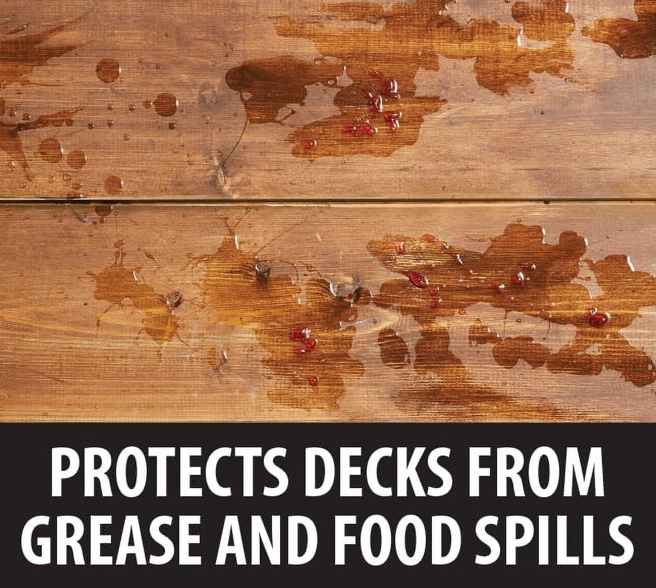 Expert Grill Brand - Gas Grill and Griddle Mat; Size Extra Large 58" x 30" Composite / Synthetic Deck Safe