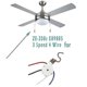 thumbnail image 3 of 1PCS Ceiling Fan Lights Switch ZingEar ZE-208S E89885 3 Speed 4 Wire Fan Switch Pull Chain ,Fan Lig, 3 of 5