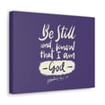thumbnail image 6 of Scripture Walls Psalm 46:10 Be Still Violet Bible Verse Canvas Christian Wall Art Ready to Hang Unframed, 6 of 17