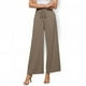 thumbnail image 1 of WILLBEST Pantalones Casuales de Cintura Alta para Mujer, Cómodos, Holgados, elegantes, para Uso Diario, Primavera y Verano, con Lazo En La Cintura, de Colores Lisos. Extra Grande, 1 of 7