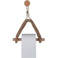 thumbnail image 1 of Portarrollos de papel higiénico de cuerda de cáñamo vintage para baño oso de fresa Electrónica, 1 of 5