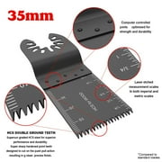 ODOMY 10/23PCS Mix Oscillating Saw Blades Multimaster Blade High Carbon Steel Saw Cut Blades Multi-tool Wood Cutting Tools Kit