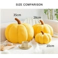 thumbnail image 3 of Halloween Pumpkin Pillow Decor, Plush Pillow Fleece Stuffed Pumpkins Decoration Throw Pillow for Couch, Soft Halloween Pumpkin Decor Gifts,11in, 3 of 5