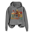 thumbnail image 1 of WEAIXIMIUNG Sweatshirts Personnalisés pour Femmes Image Action de Grâce Sweat à Capuche Imprimé Dinde pour Usage Décontracté, 1 of 3