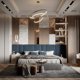 thumbnail image 3 of Muebles de dormitorio, cama de tela de lino para Hotel moderno de 5 estrellas, venta al por mayor, conjunto completo individual, doble, tamaño Queen y King, madera maciza, 3 años, 3 of 4