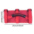 thumbnail image 7 of Zxpjkyu 2 Pieces Roll Bar Grab Handles Practical Convenient Heavy Duty for Jeep Wrangler Red, 7 of 7