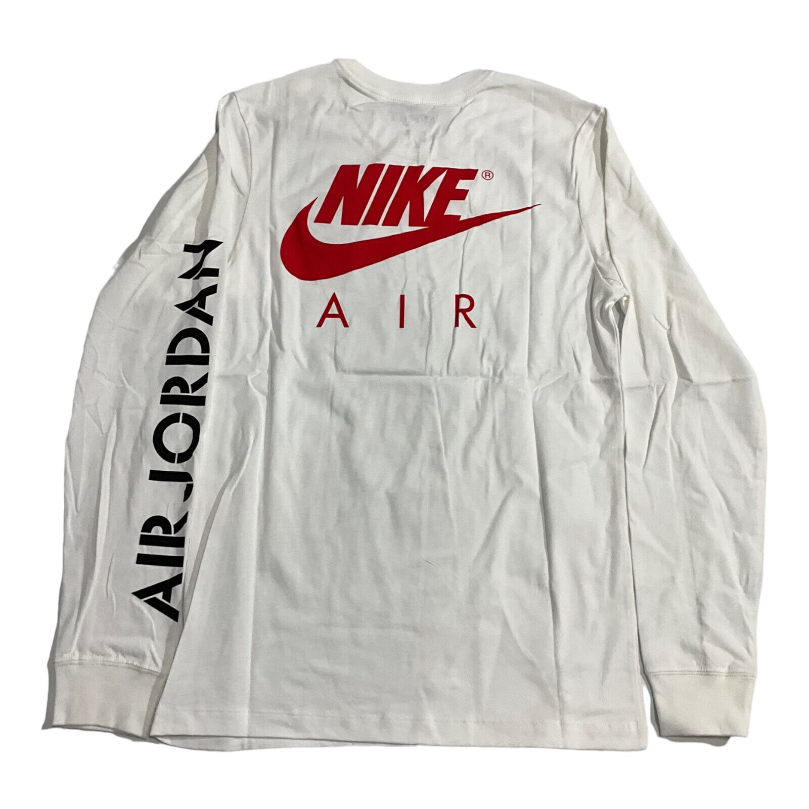 Nike Air Jordan AJ4 GFX Men's Long Sleeve White T-Shirt Nike Air Jordan AJ4 GFX Men's Long Sleeve White T-Shirt