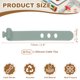 thumbnail image 2 of Uxcell 20Pcs Correas de Silicona para Cables, Correa de Cuerda Reutilizable con 3 Orificios, Ajustable, Multiusos para Cables de Hogar y Oficina, 2 of 7