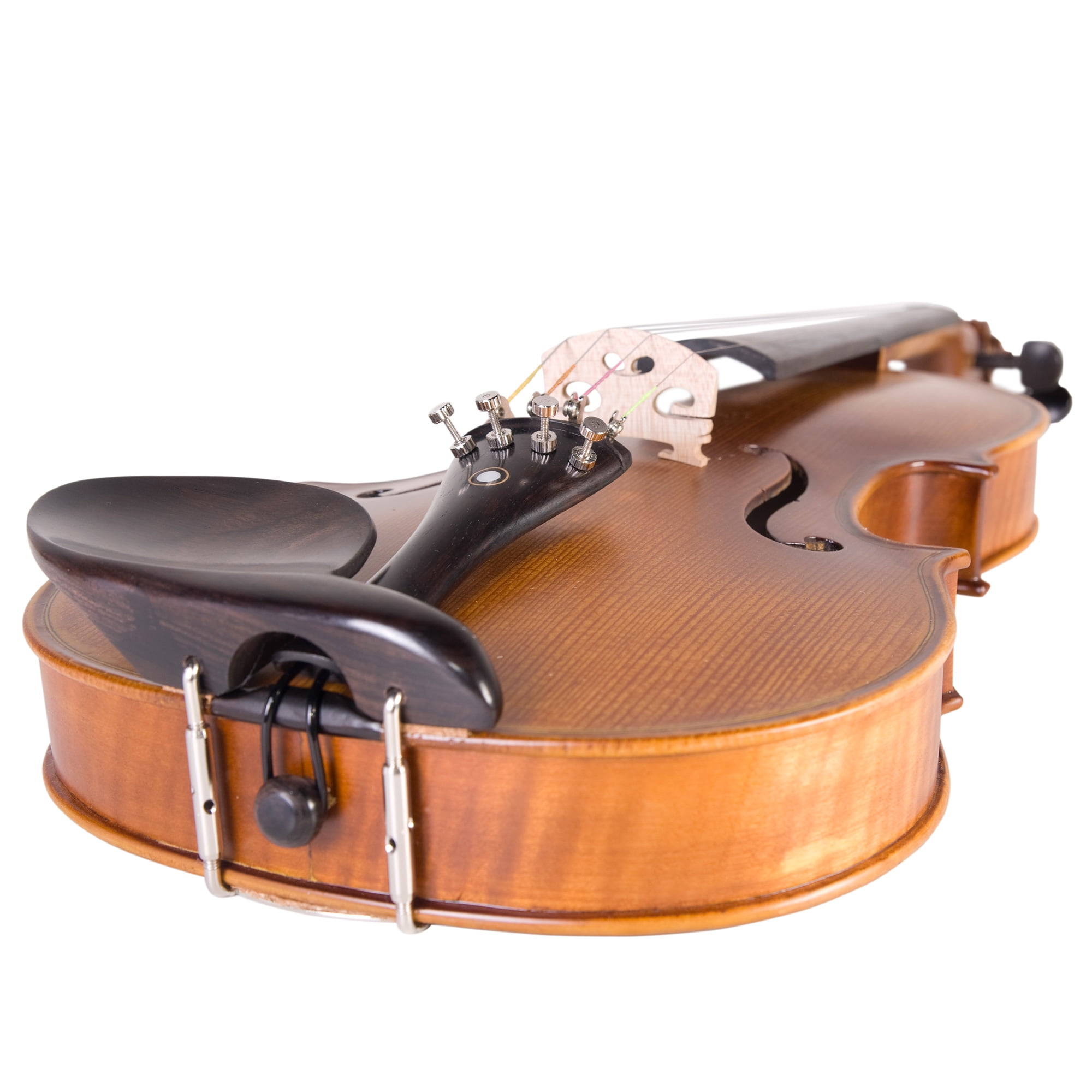 Cecilio 4/4 CVN-320L Left-Handed Ebony Fitted Solid Wood Violin 