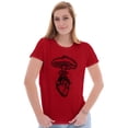thumbnail image 3 of Heart Nuclear Explosion Symbolic Womens Fitted Plus Size Graphic Tee Brisco Brands 2X, 3 of 4