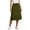Army Green# skirts for women, variant on Cargo Skirts for Women Trendy Elastic Waisted Midi Skirt with Pockets Casual Cozy Summer Skirts Gray S