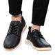 thumbnail image 1 of Zapatos Casuales para Negocios Cordón Cuero Hombres Cómodos La Oficina, 1 of 9
