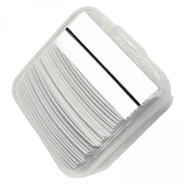 2x 40 piezas de pestañas postizas, tiras de pegamento, doble tira, sin pegamento natural, de larga duración, resistente al agua, portátil, reutilizabl Sunnimix Tiras de pestañas autoadhesivas