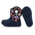 thumbnail image 2 of JAN & JUL Toddler Girls Muck Boots Waterproof Easy-On (Winter Flowers, Size 9 Toddlers), 2 of 6