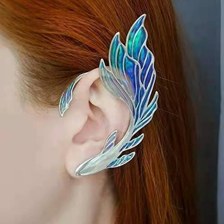 SUNRI Ear Bone Clip Dark Elf Fairy Ear Cuff No Piercing Earrings Women  Wedding Jewelry 