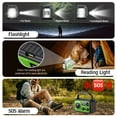 thumbnail image 5 of KOGYAS 20000mAh Crank Radio,Emergency Radio,Solar Radio,NOAA/AM/FM Weather Radio Bluetooth,USB Type-C Charging,Dynamo Radio,Polymer Battery,Torch & LED Reading Light,SOS Alarm,Compass for Camping, 5 of 7