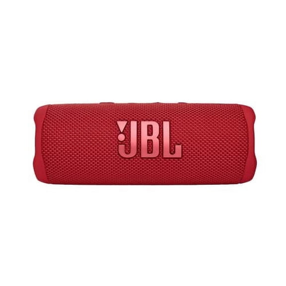 Restored JBL Flip 6 - Portable Bluetooth Speaker, powerful sound and deep bass, IPX7 waterproof, 12 hours of playtime, JBL PartyBoost for multiple speaker pairing, for home, outdoor and travel (Red) R (Refurbished)