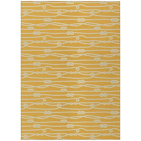 Addison Rugs Indoor/Outdoor Harpswell AHP37 Gilded Washable 8' x 10' Rug