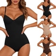 thumbnail image 2 of Sexy Underwire Push Up Cami Bodysuits for Womens Built in Bra Sleeveless Spaghetti Strap Going Out Tank Tops, 2 of 9