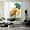 C, variant on Abstract Wall Art Painting for Living Room and Bedroom – Modern Canvas Print with Blue Green Yellow Gold Leaf Ready to Hang Home Wall Artwork