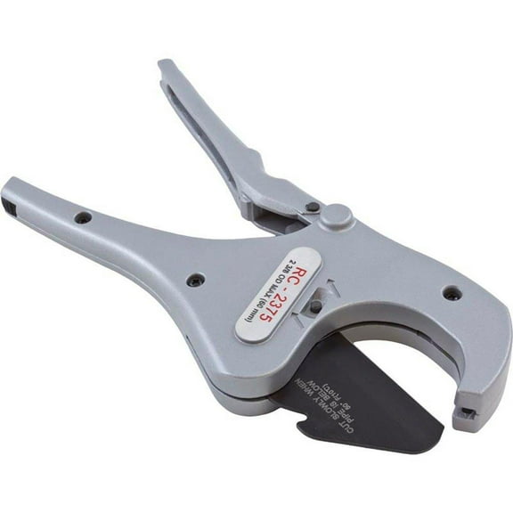 Ridgid® Model No. Rc-2375 Ratchet Action Plastic Pipe & Tubing Cutter, 1/2" - 2-3/8" Capacity