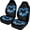 Blue Heart Butterfly Pattern, variant on XYZCANDO 2 pcs Car Front Seat Covers for Interior Vehicle Seat Protector Thin Interior Decor, Truck Sedan SUV Front Seats Protector, Cow Sunflower