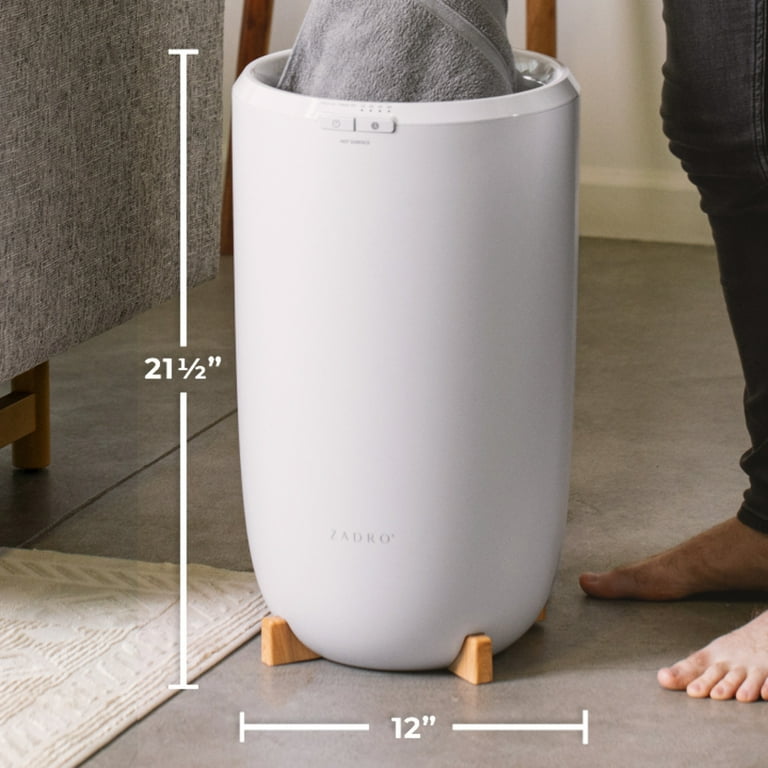 Zadro Towel Warmer for Bathroom, 20L Steel Tub Bucket Hot Towel