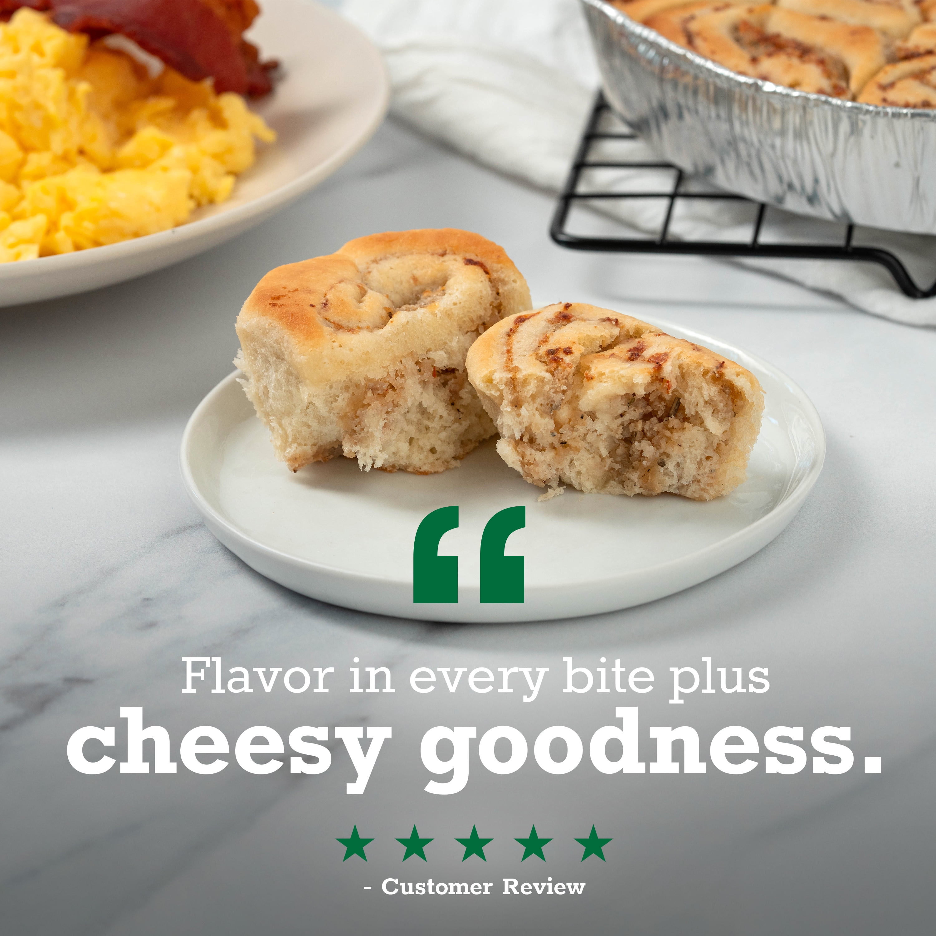Sister Schubert's Sausage Pinwheels, Frozen, 18 oz.