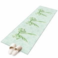 thumbnail image 2 of Green Bow 2'x6' Runner Rug, Cute Bowknot Minimalist Solid Color Washable Non-Slip Area Rugs for Hallway Kitchen Floor Bedroom Entryway, StainResistant Laundry Carpet Decoration Indoor Mat, 2 of 9