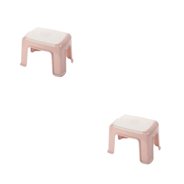 Naiovety Taburete escalonado de plástico de estilo nórdico grueso para adultos y niños, cambio de zapatos, muebles para el hogar, banco para Type4 NO4