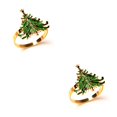 thumbnail image 2 of Inteprter Anillo de servilleta de acero inoxidable de Navidad, soportes de pañuelos de papel portátiles de Navidad, decoración de de comedor para Type3 NO3 Inteprter CBP163722, 2 of 6