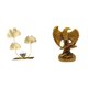 thumbnail image 1 of Estatua de figura,Estatuas de hojas y flores de metal,esculturas decorativas,Figuras decorativas para el hogar,para estante,mesa o vitrina.,Escultura,Estatua de resina,figura decorativa para el, 1 of 8