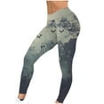 thumbnail image 5 of Abomasnow Leggings for Women Soft High Waisted Halloween Blood Print Legging Pants Casual Slim Fit Running Yoga Tights Trousers on Clearance, 5 of 7