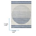 thumbnail image 4 of Livabliss Area Rugs for Living Room, 9ft Round Floransa Modern Cream Square Rug, Bedroom Dining Room Home Decor Stain Resistant Carpet (7'10" x 7'10"), 4 of 8
