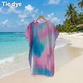 thumbnail image 1 of Quick Dry Hooded Towel Robe Plus Size Microfiber Changing Cover Up for Beach Swim Travel, 1 of 7