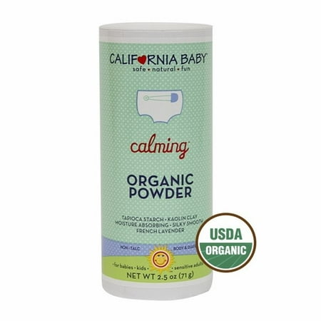 California Baby - Calming Organic Powder - 2.5 oz. formerly Non-Talc Powder