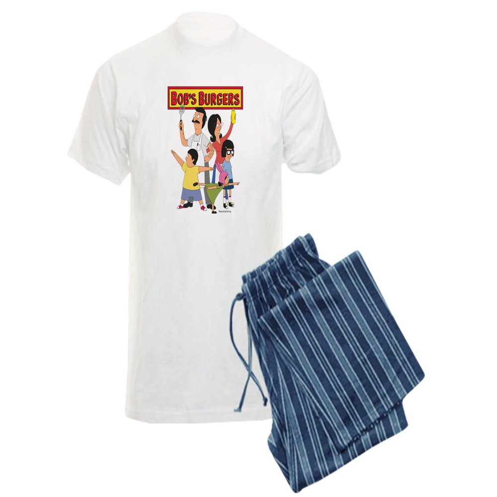 CafePress CafePress Bob's Burger Hero Family Men's Light Pajamas