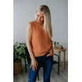 thumbnail image 4 of Zelie Knit Top - Peach, 4 of 4