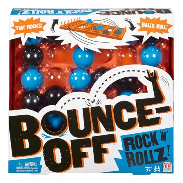 Bounce-off Rock 'N' Rollz Game with action-Packed Tilting Board