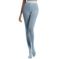 thumbnail image 2 of gbyLJF Women's Tights Solid Color Footed Pantyhose Tights High Waist Tights for Women, 2 of 6