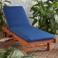 thumbnail image 5 of Greendale Home Fashions 73 x 23 in. Marine Blue Outdoor Chaise Cushion, 5 of 8