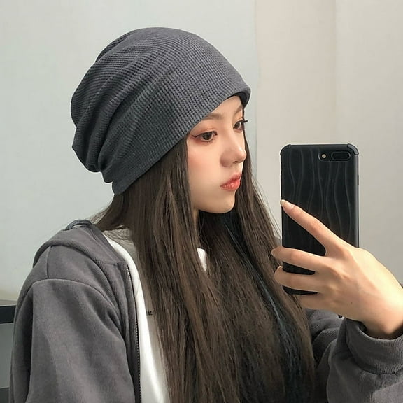 SikaFu Internet Famous Street Hat For Women In Autumn And Winter, Versatile Woolen Hat For Thin Buns, Korean Version Of Trendy Japanese Knitted Pile Hat For Men