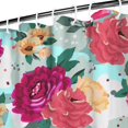 thumbnail image 4 of Waterproof Pioneer Shower Curtain 72x84 Inch Polyester Unique Cute Floral Shower Curtain for Bathroom Hotel Home Decor with 12 Plastic Hooks, 4 of 5