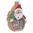 thumbnail image 3 of Christmas Decoration, Luminous Christmas Ornament Reusable LED Light Emitting Wooden  For Window, 3 of 9