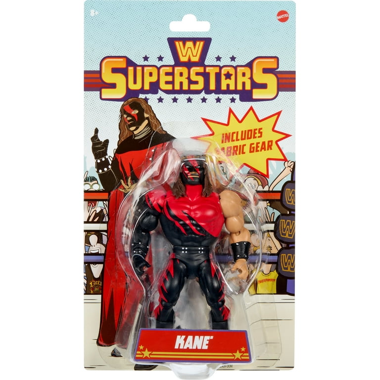 WWE Superstars Kane Action Figure Accessories Set 6 inch Retro Collectible with Articulation