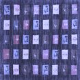 thumbnail image 1 of Ahgly Company Machine Washable Indoor Square Abstract Blue Contemporary Area Rugs, 3' Square, 1 of 4