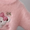 thumbnail image 6 of Spazoro Kids Girls Boys Sweaters, Casual Crew Neck Long Sleeve Thickening Warm Shirts for Child Girls Pink Size 6 T, 6 of 9