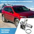 thumbnail image 2 of Conjunto de Carcasa del Termostato del Refrigerante del Motor Unique Bargains para Chrysler 200 Dodge Dart Jeep Cherokee 2.4L, 2 of 7