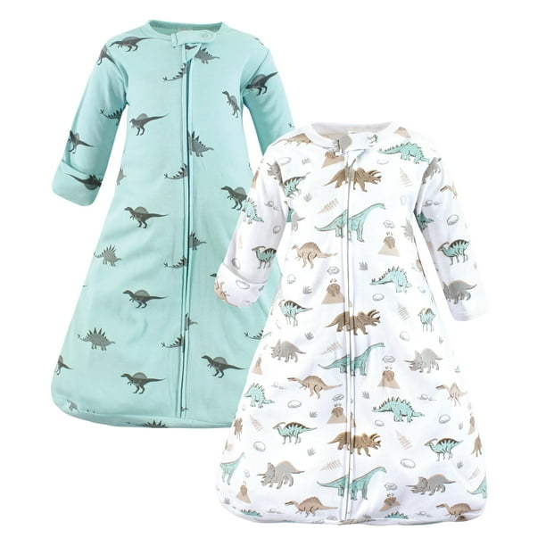 Saco de dormir para bebés Hudson Baby Dino Blast de algodón de 3 a 9 meses