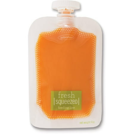 Infantino Fresh Squeezed 50-Pack Squeeze Pouches, BPA-Free